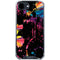 Chromatic Splatter Black iPhone 16e Clear Case